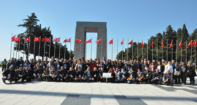 81 İLİMİZDEN 81 ÖĞRETMENİMİZ ÇANAKKALE DESTANININ YAZILDIĞI TOPRAKLARDA