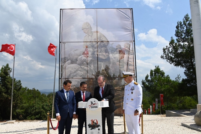 10 AĞUSTOS ANAFARTALAR ZAFERİ ANMA TÖRENİ GERÇEKLEŞTİRİLDİ