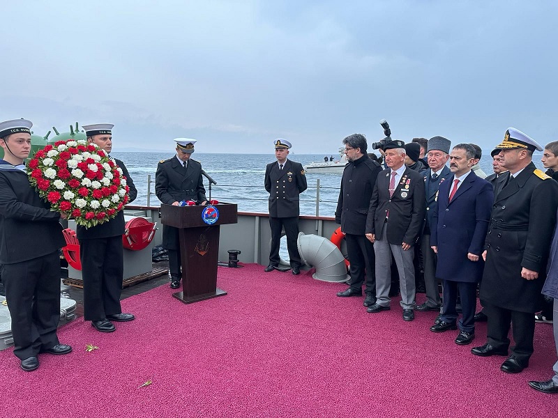 109. Yılında Nusret Mayın Gemisi’nde Anma Töreni Düzenlendi