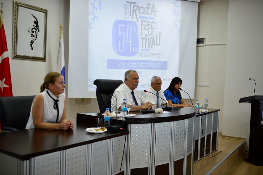 Başkan Gökhan, 54. Uluslararası Troia Festivali Programını Tanıttı