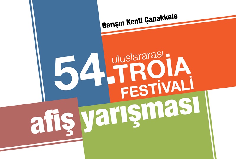 Çanakkale Belediyesi 54. Uluslararası Troia Festivali'nin Afişi Belli Oldu