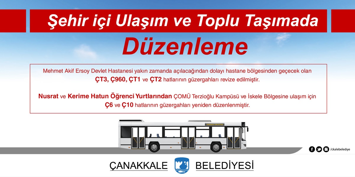 Şehir İçi Toplu Taşımada Düzenleme