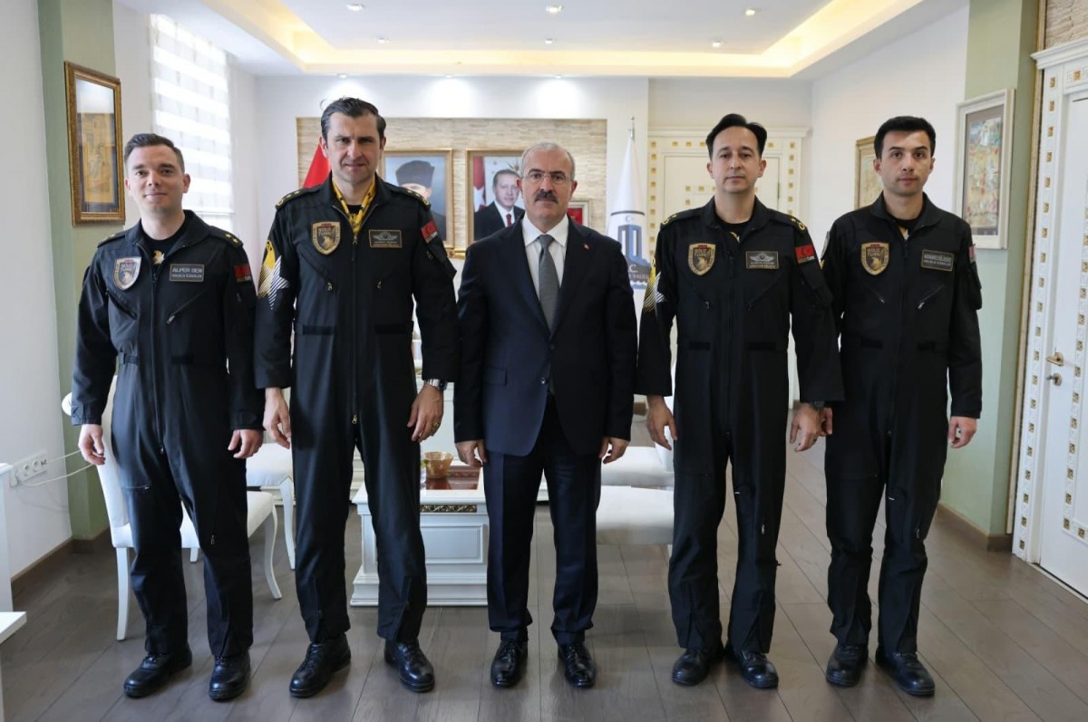 SOLOTÜRK Ekibinden Vali Toraman'a Ziyaret