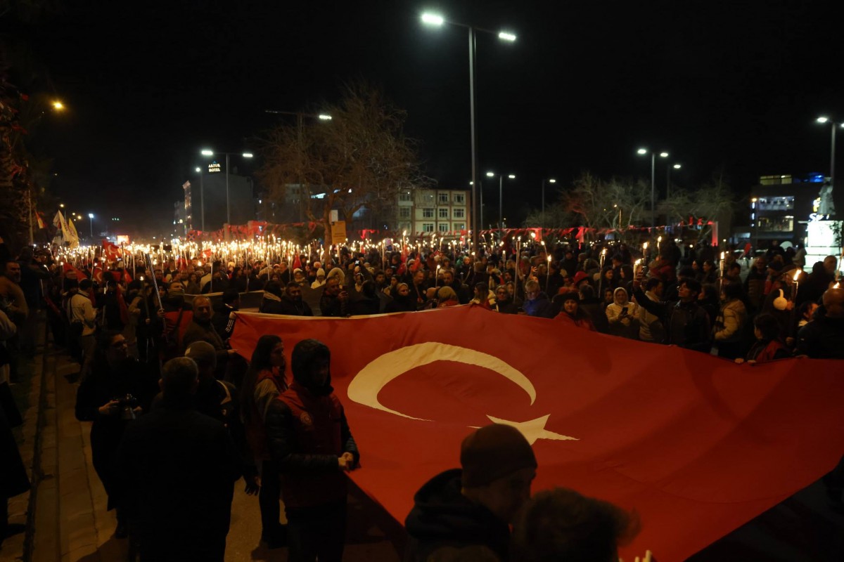 Çanakkale'de Fener Alayı Coşkusu