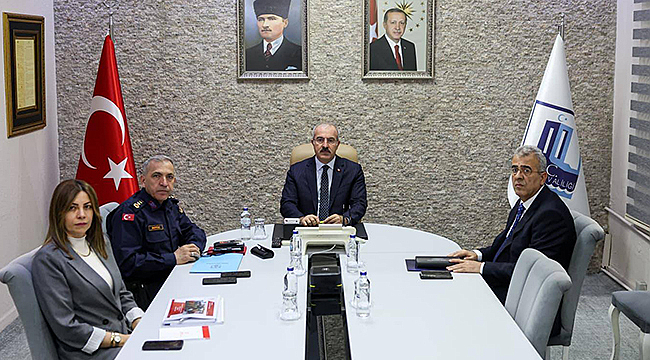 Okullarda Güvenlik Önlemleri VKS Toplantısında Değerlendirildi