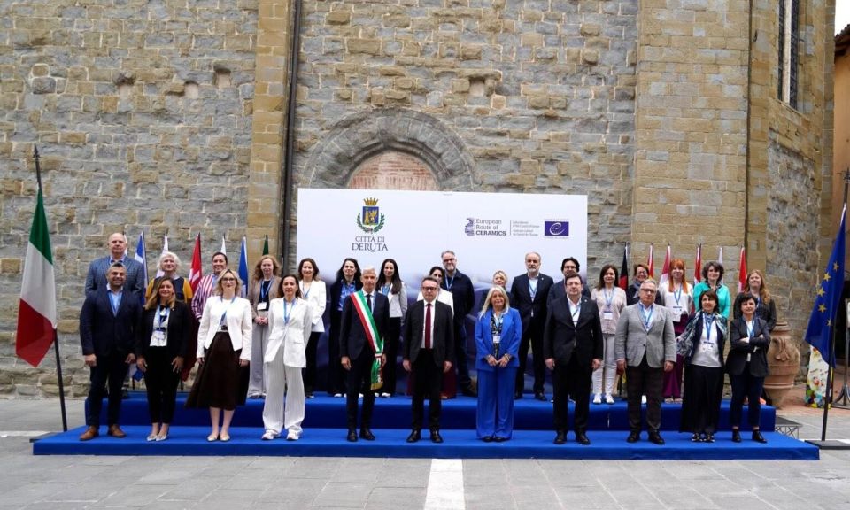 Başkan Erkek, Avrupa Seramik Rotası Genel Kurulu'nda