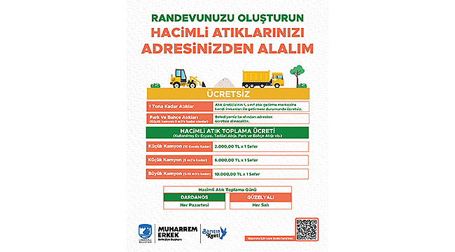 Hacimli Atıklarda Randevulu Sistem Uygulaması Sürüyor