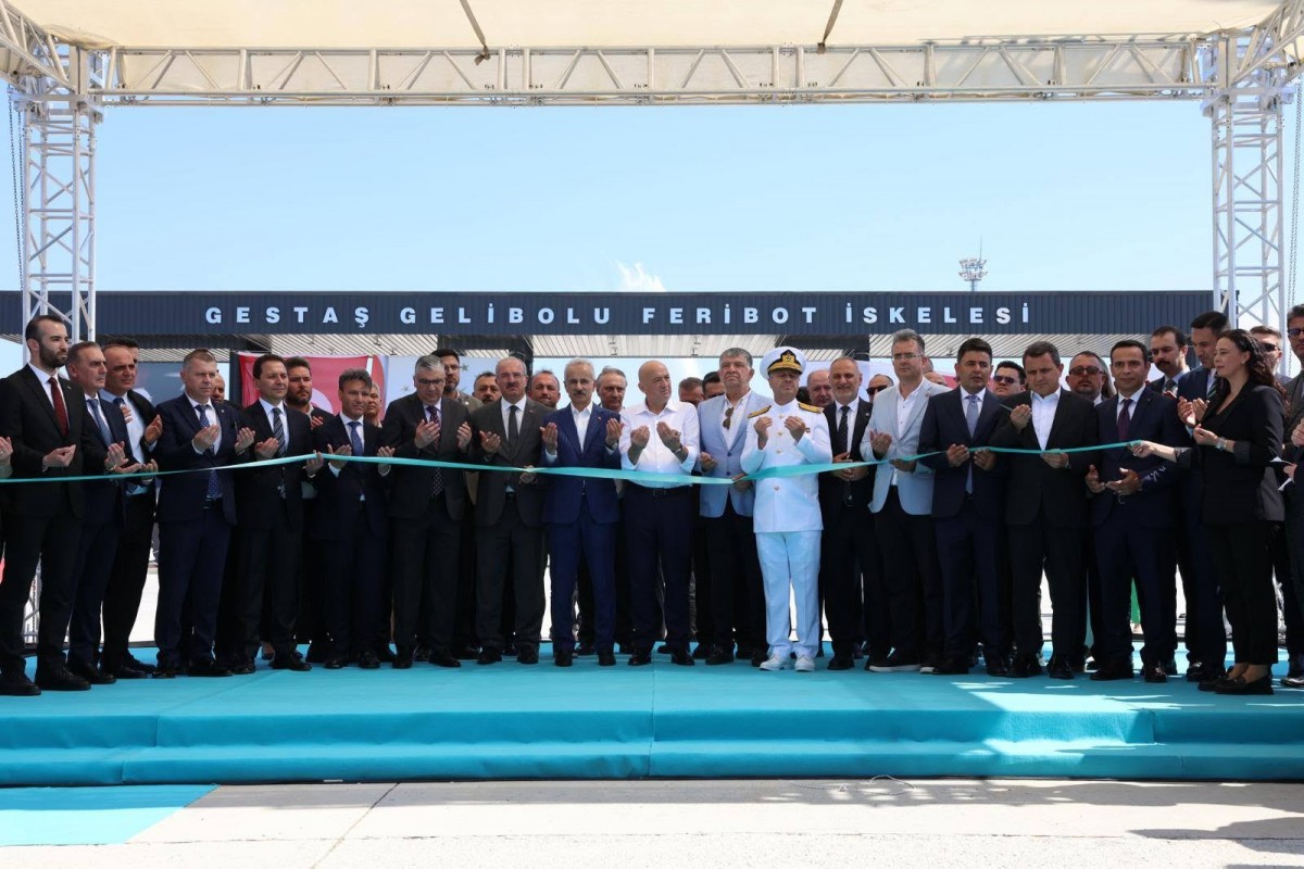 Gelibolu Yeni Feribot İskelesi Hizmete Açıldı