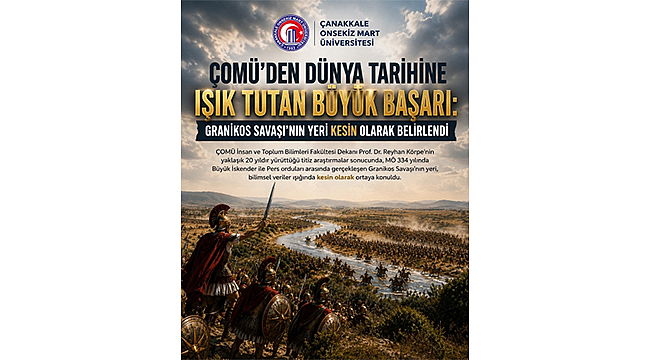 ÇOMÜ’den Dünya Tarihine Işık Tutan Bilimsel Başarı