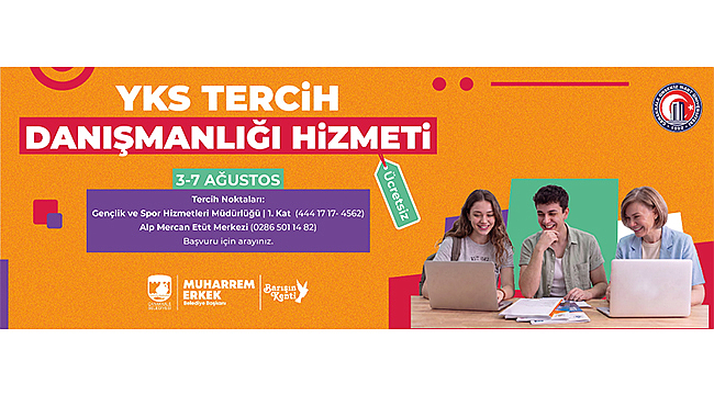 Çanakkale'de YKS Tercih Döneminde Ücretsiz Danışmanlık Hizmeti