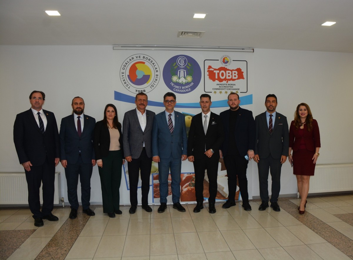 Çanakkale Onsekiz Mart Üniversitesi'nden Çanakkale Ticaret Borsası'na Hayırlı Olsun Ziyareti