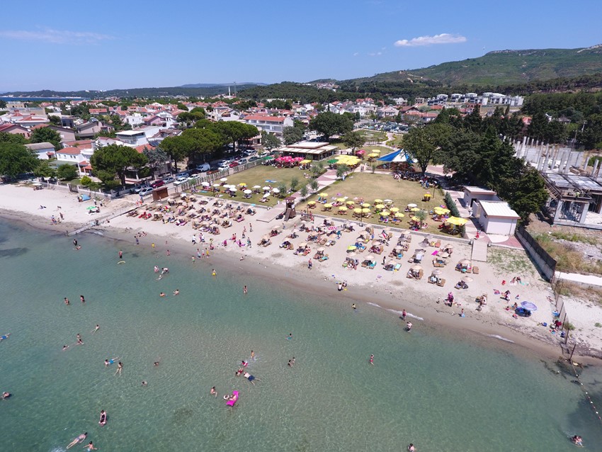 Güzelyalı Halk Plajı Sıcak Yaz Günlerinde Kentlilerin Vazgeçilmez Adresi Oldu
