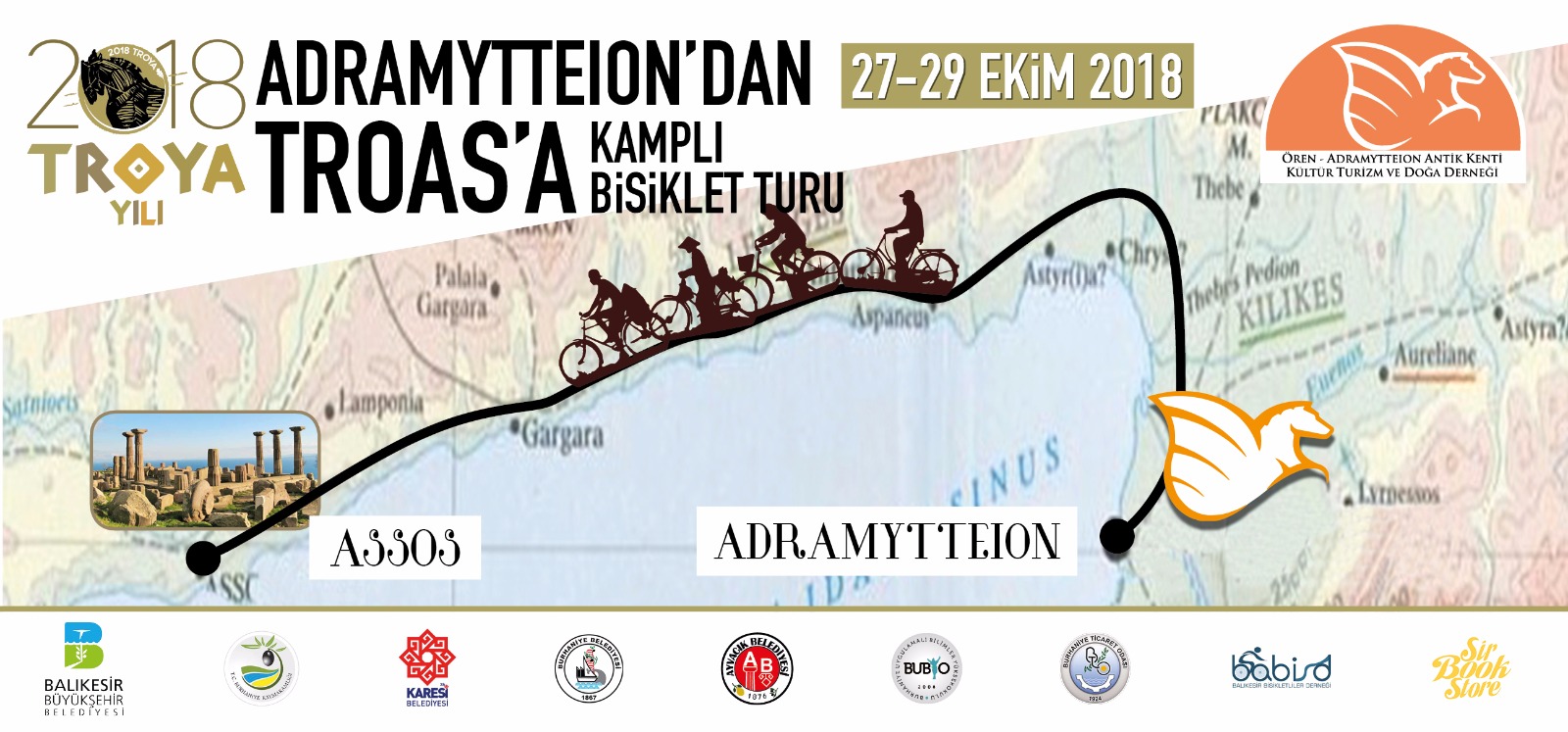 2018 Troya Yılı Adramytteion’dan Troas’a Kamplı Bisiklet Turu