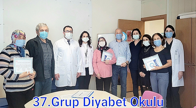 37.Grup Diyabet Okulu eğitimi tamamlandı