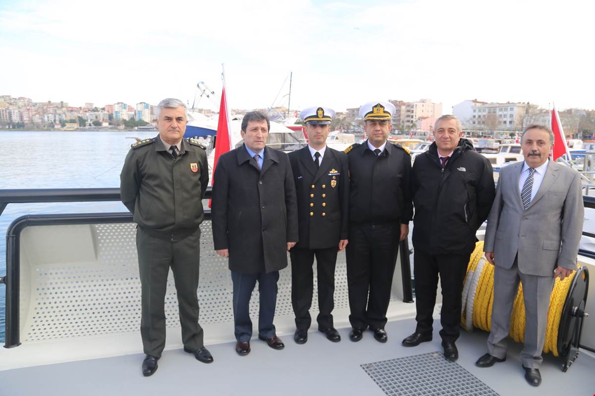 Gökçeada’ya Yeni Sahil Güvenlik Arama Kurtarma Botu