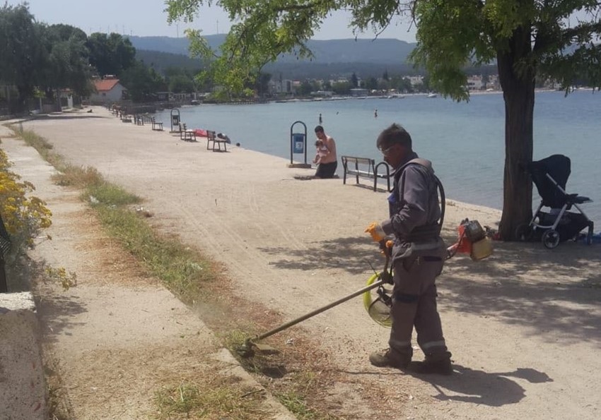 Güzelyalı Ve Dardanos'ta Temizlik Çalışmaları