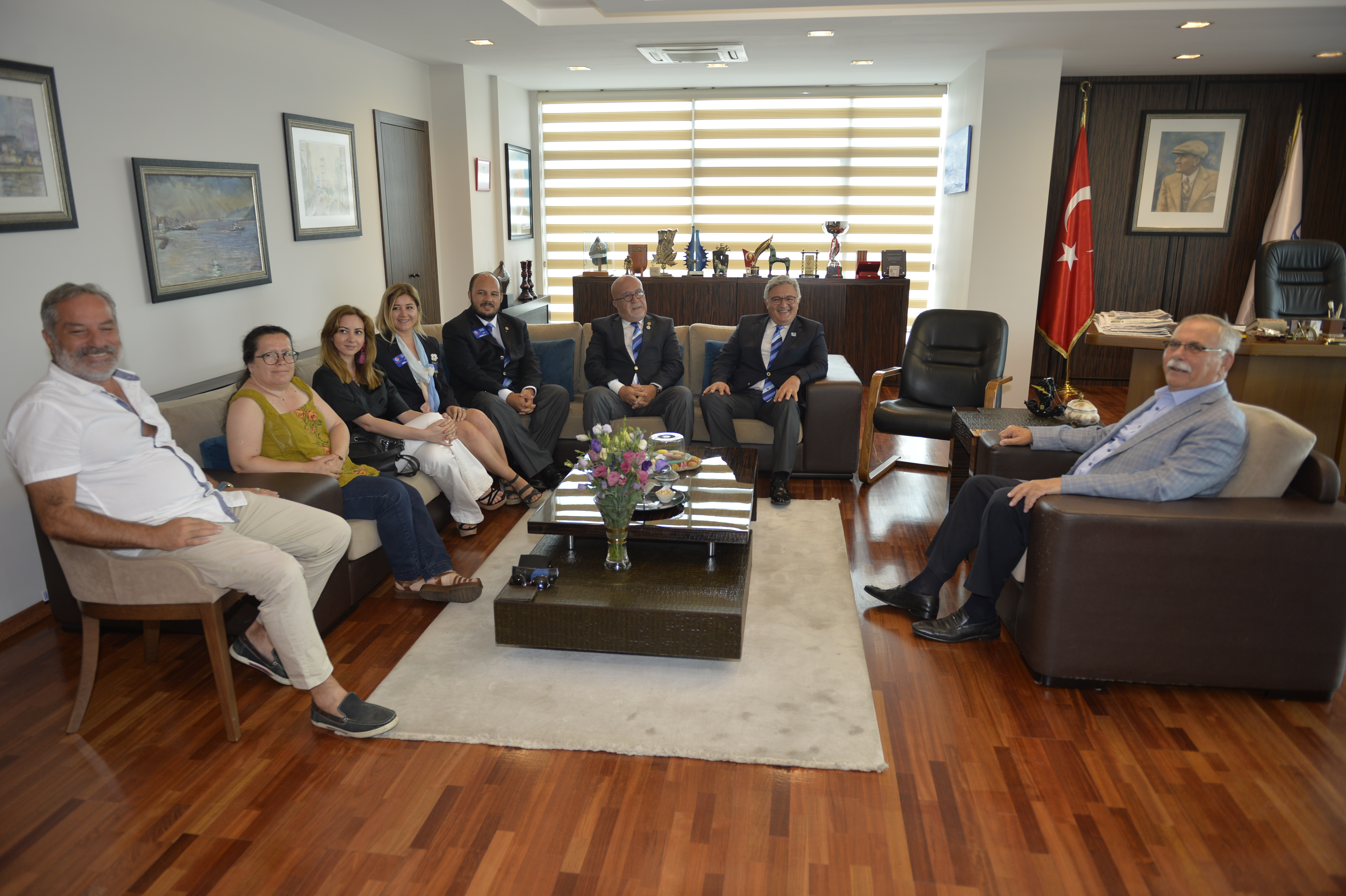 Çanakkale Rotary Kulübü'nden Başkan Gökhan'a Ziyaret