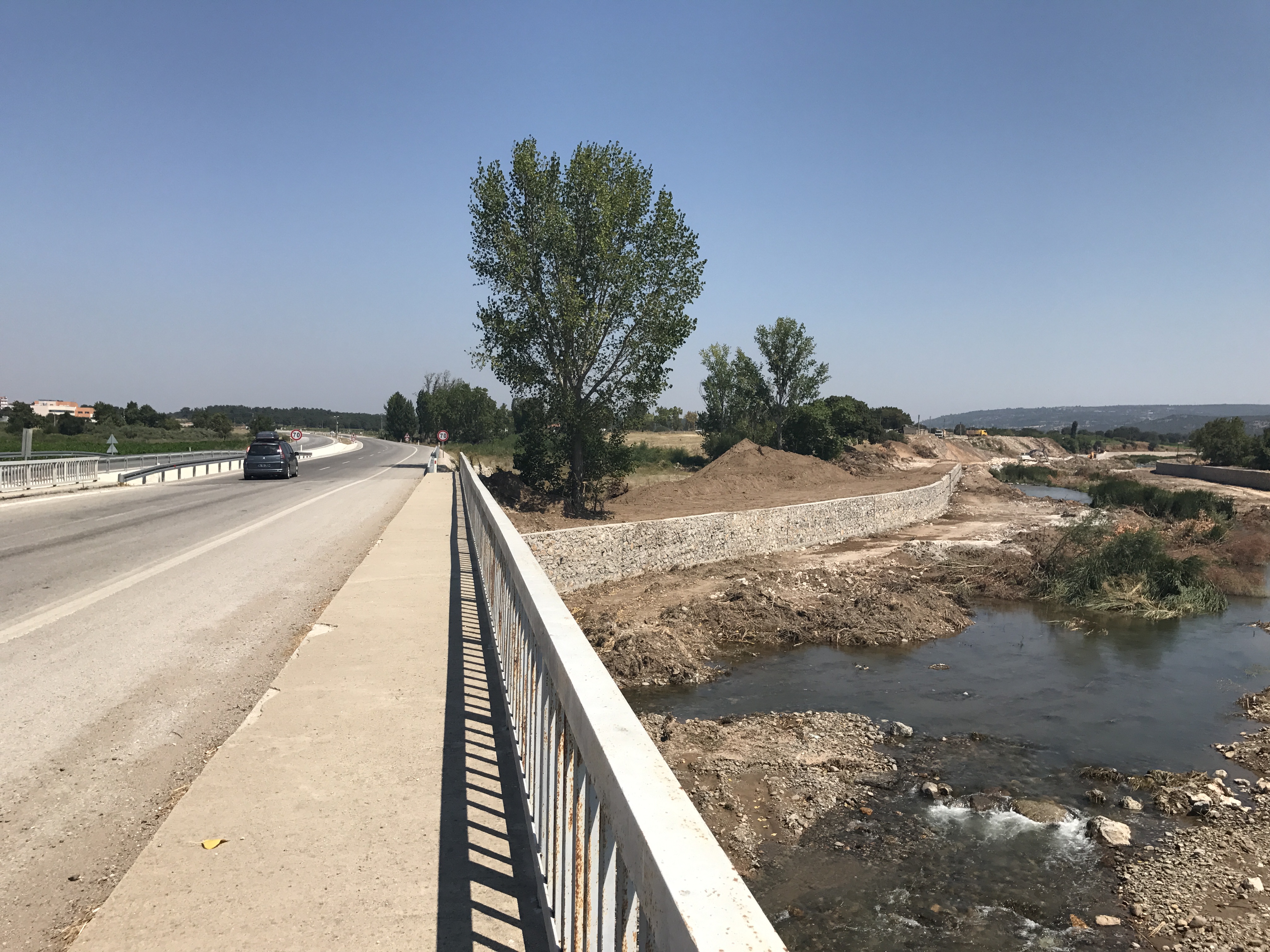 Ayvacık Gemedere Çayı’nda Islah Projesi Hız Kesmeden Devam Ediyor