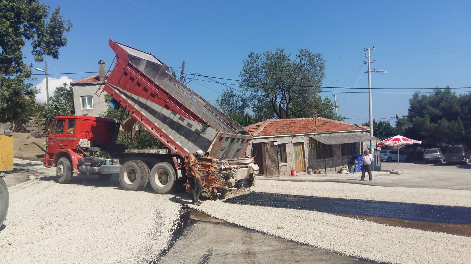 Ayvacık Kozlu Ahmetçe Grup Yolu Çalısmaları Tamamlandı