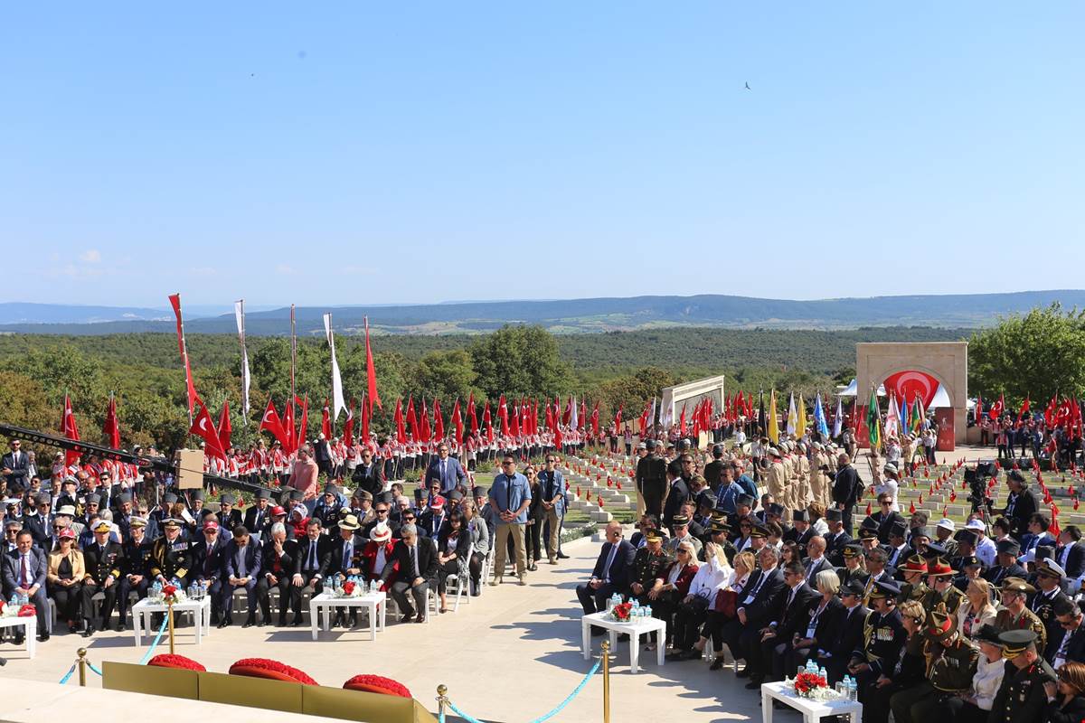 57. Piyade Alay Şehitliği'nde Kahraman Şehitlerimiz Törenle Anıldı