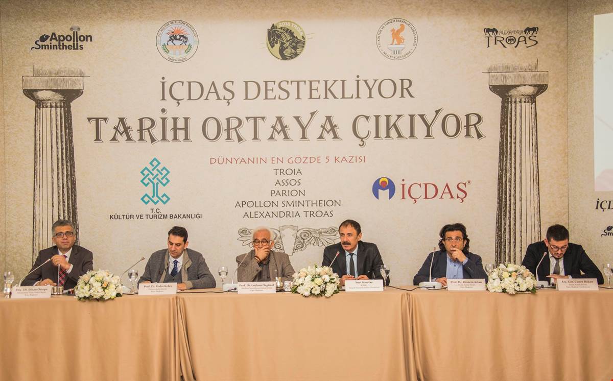 “2018 Troya Yılı”nda Çanakkale’deki 5 Büyük Arkeolojik Kazıya İÇDAŞ Desteği