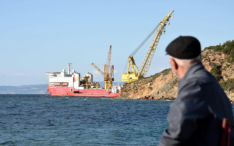 Azeri gazının Avrupa yolculuğu Çanakkale'den başladı