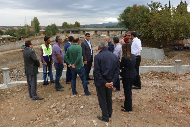 Bayramiç Kara Menderes Çayı Dere Islahı Çalışmaları