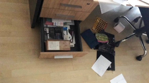 CHP Çan İlçe Başkanı Aydın'ın Ofisine Giren Hırsızlar Yakalandı
