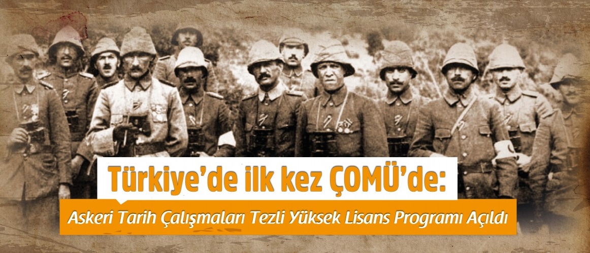 Türkiye'de ilk kez ÇOMÜ'de