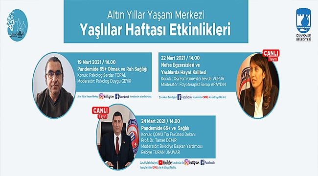 Altın Yıllar Yaşam Merkezi Yaşlılar Haftası Etkinlikleri