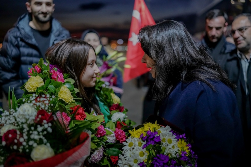 Avrupa şampiyonuna coşkulu karşılama