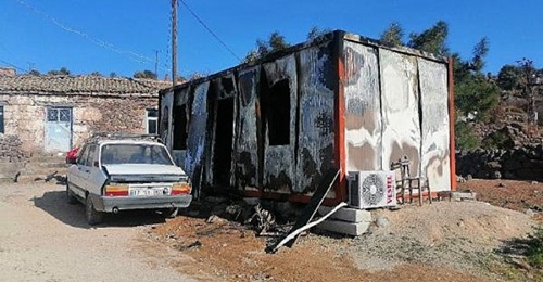 Ayvacık'ta Konteyner Evde Çıkan Yangında 1 Kişi Öldü