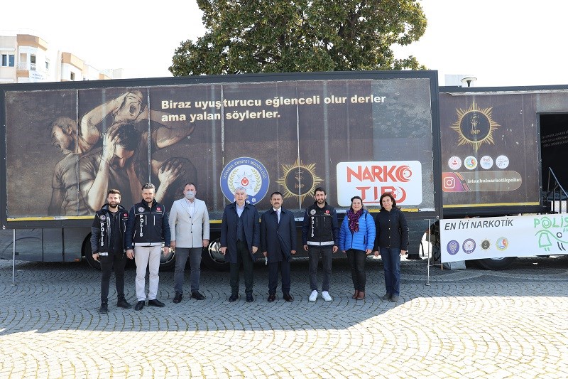 Bağımlılıkla Mücadele Narkotik TIR’ı Çanakkale’de