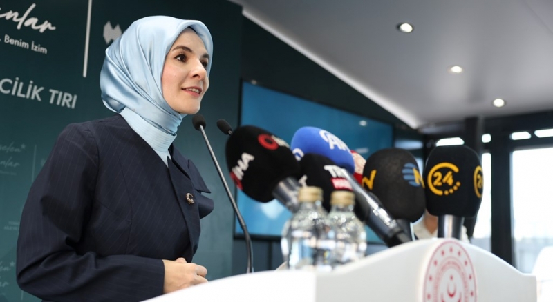 Bakan Göktaş, Yükselen Kadınlar Girişimcilik Eğitim Tırı Lansmanı'nda konuştu