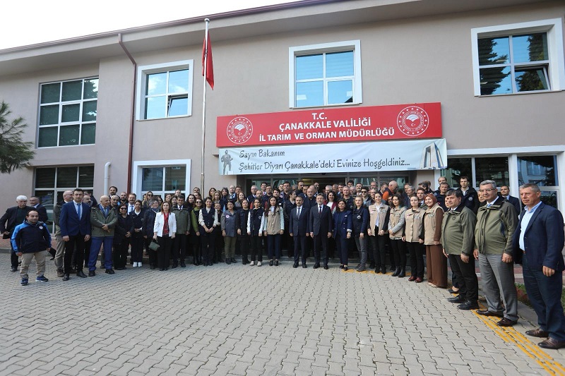 Bakan Yumaklı, Çanakkale'de Bir Dizi Ziyaret ve İncelemelerde Bulundu