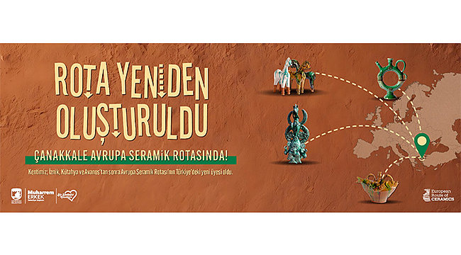 Başkan Erkek, Avrupa Seramik Rotası Genel Kuruluna Katılacak