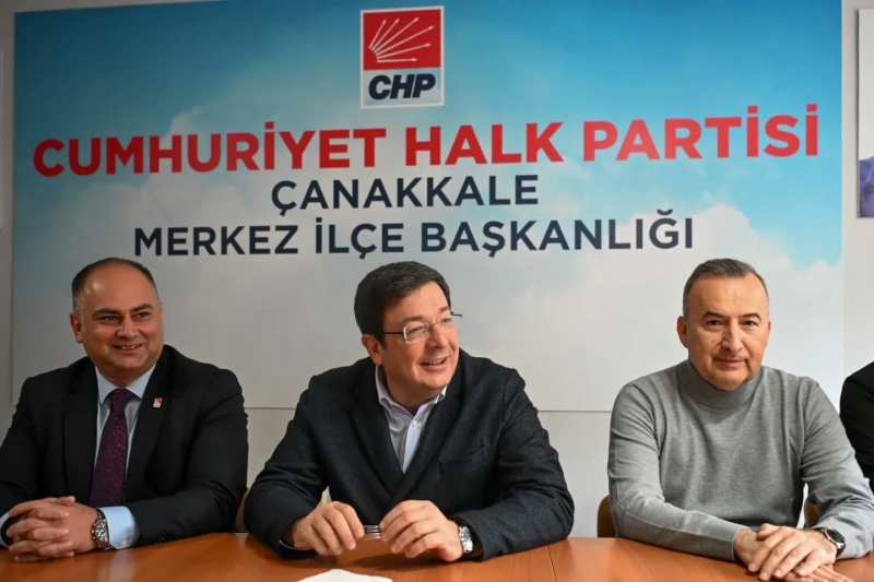 Başkan Erkek ve Belediye Meclis Grubu’ndan CHP Merkez İlçe Başkanlığı’na ziyaret