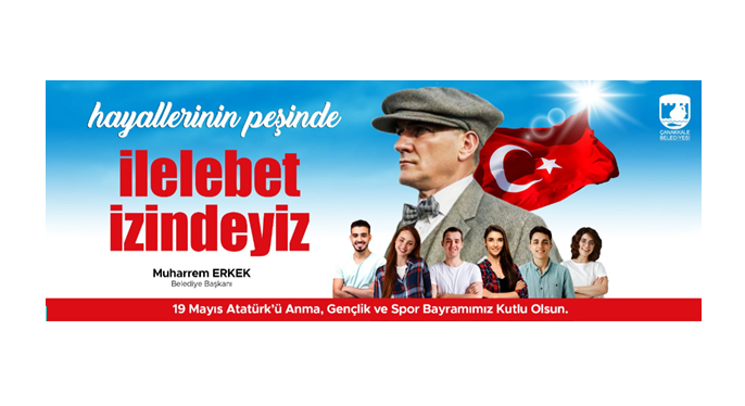 Başkan Erkek'in 19 Mayıs Atatürk'ü Anma, Gençlik ve Spor Bayramı Mesajı