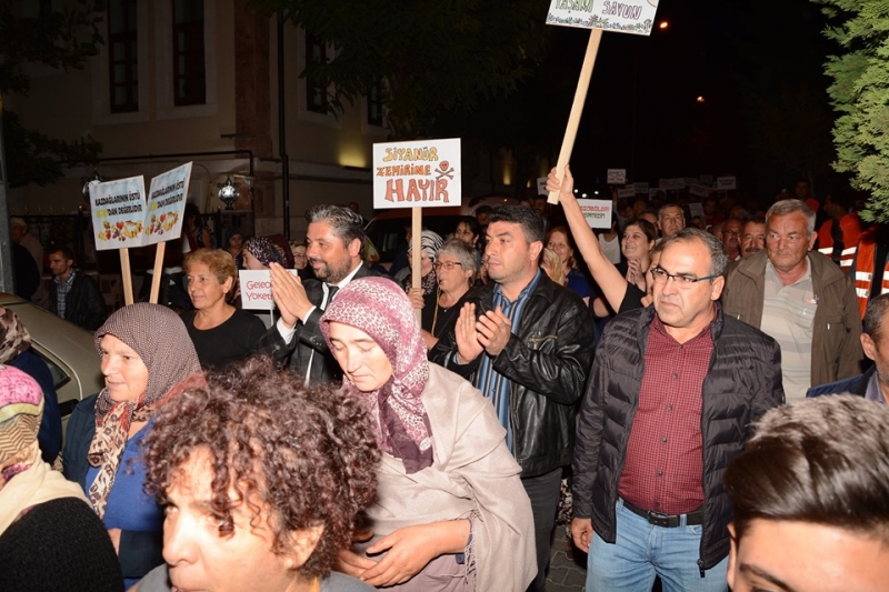 Bayramiç'te Kazdağları Savunması Yürüyüşü Yapıldı