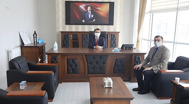 Çan Belediye Başkanı Bülent Öz, Vali İlhami Aktaş’ı Ziyaret Etti
