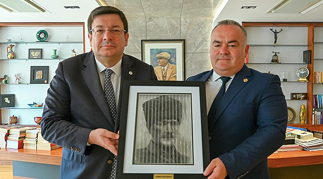 Çanakkale Barosu'ndan Belediye Başkanı Erkek'e Ziyaret