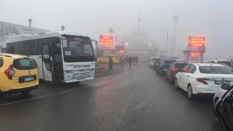 Çanakkale Boğazı, Yoğun Sis Nedeniyle Transit Gemi Geçişlerine Kapatıldı