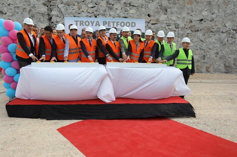 Çanakkale Ezine Gıda İhtisas Organize Sanayi Bölgesine İlk Fabrikanın Temelleri Atıldı