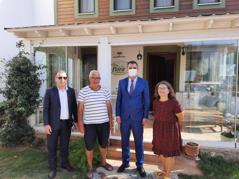 ÇANAKKALE İŞKUR’DAN BOZCAADA OTELLERİNE ZİYARET