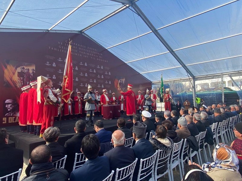 Çanakkale Savaşları Gelibolu Tarih Alan Başkanlığı Tarafından Tören Düzenledi