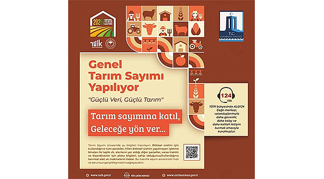 Çanakkale’de 2025 Genel Tarım Sayımı Devam Ediyor
