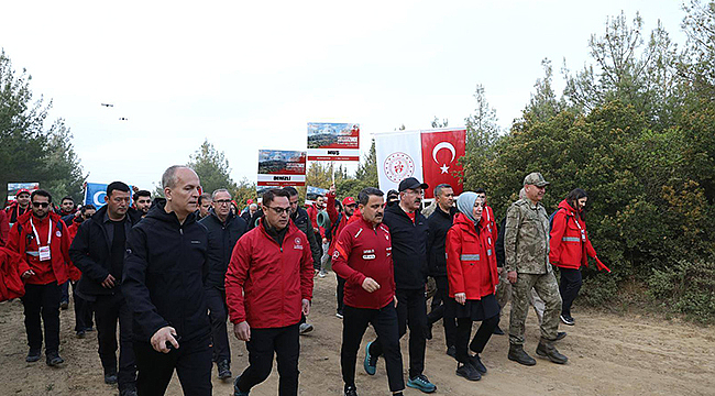 Çanakkale'de 57. Alay Vefa Yürüyüşü yapıldı