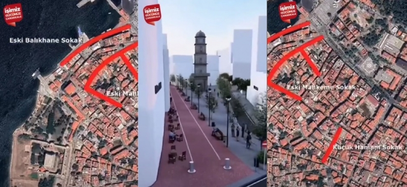Çanakkale'de çarşı trafiğe kapanıyor; bazı caddeler tek şerit olacak