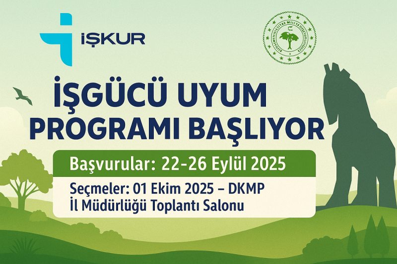 Çanakkale’de Doğa Koruma ve Milli Parklar Müdürlüğü İle İşgücü Uyum Programı Başlıyor