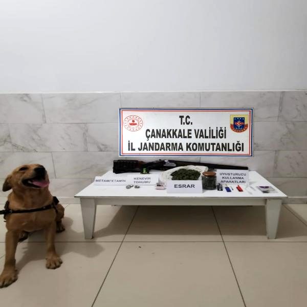 Çanakkale’de Narkotik Köpek 'Roket' İle Uyuşturucu Operasyonu: 1 Gözaltı